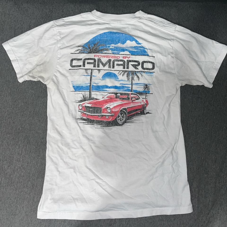 White Vintage 90s Camaro Car