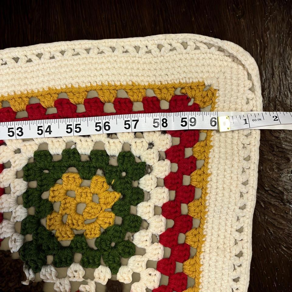 Vintage Style Handmade Granny Square A7cf 4