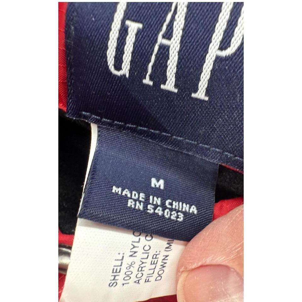 Gap Mens Medium Red Puffer 5107 4