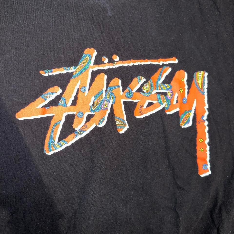Stussy Black Graphic Tee With 13af 3