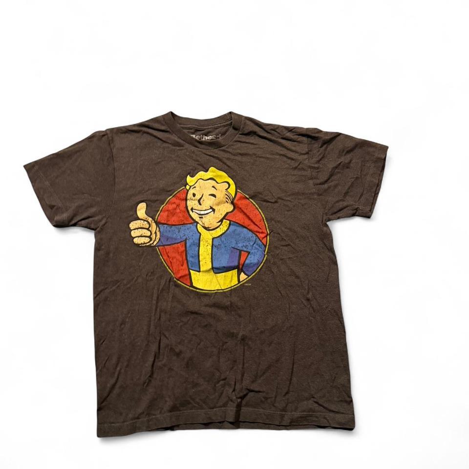 Brown Fallout 3 T Shirt Gaming E54c