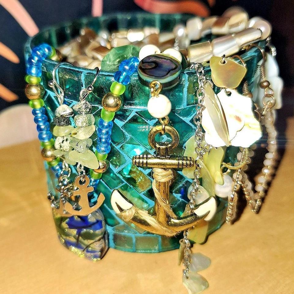 Coastal Treasures Jewelry Jar 35 1a1a 2