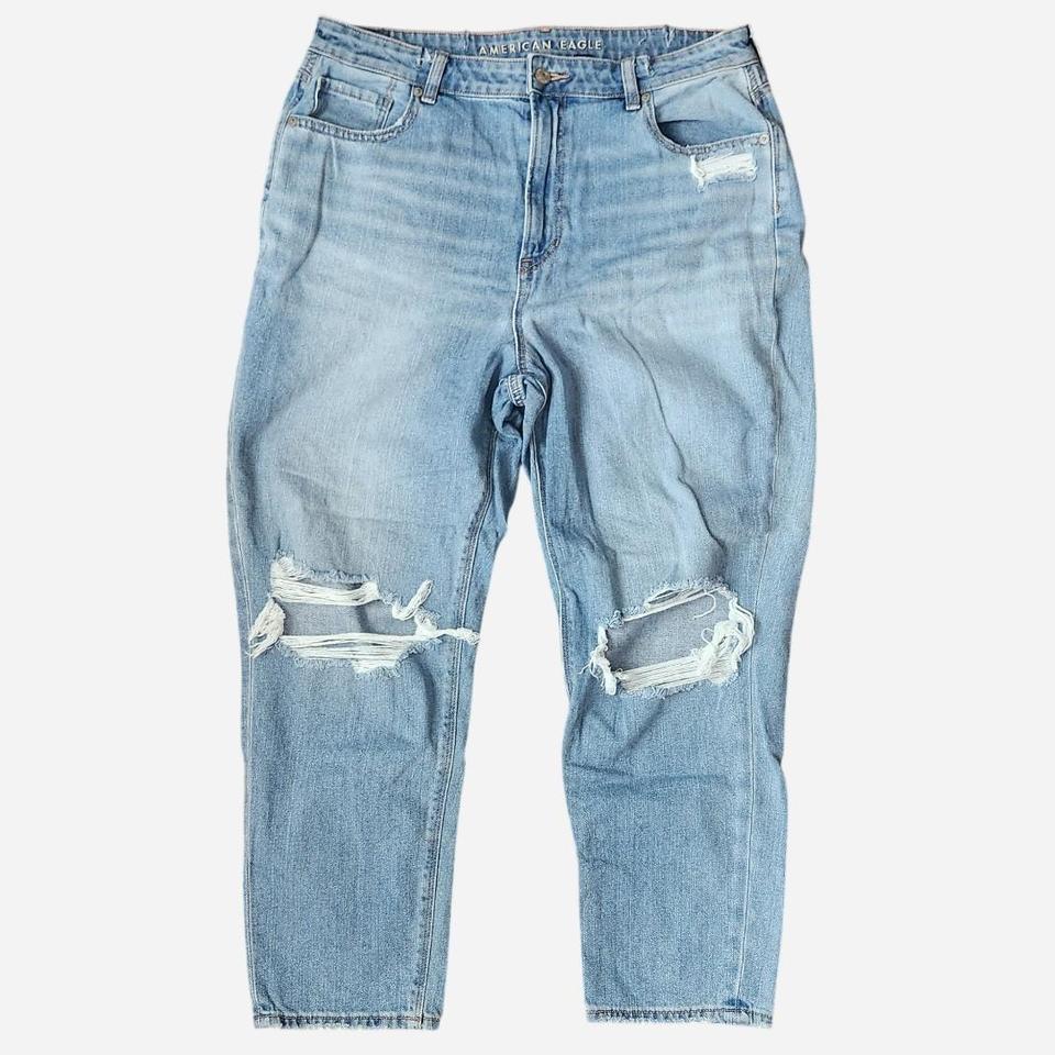 American Eagle Blue Ripped Jeans 7f9b