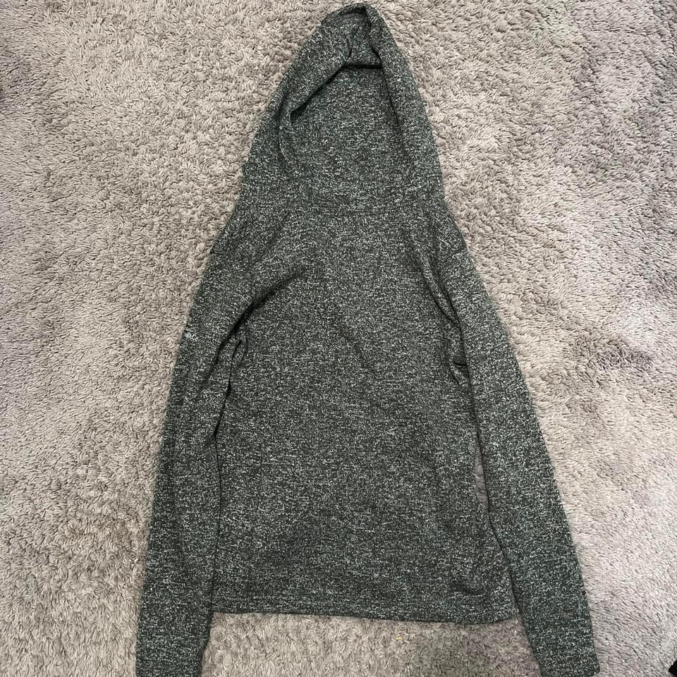 Grey Columbia Button Hoodie In 4889 2