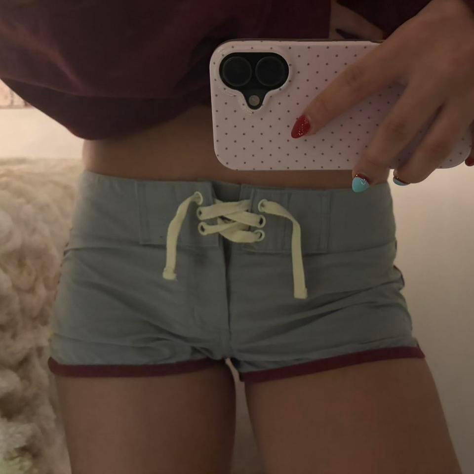 Grey Maroon Low Waist 4012