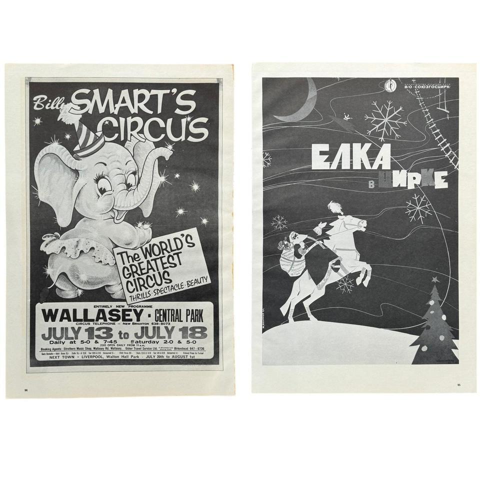 Vintage Circus Posters Art Print 209c