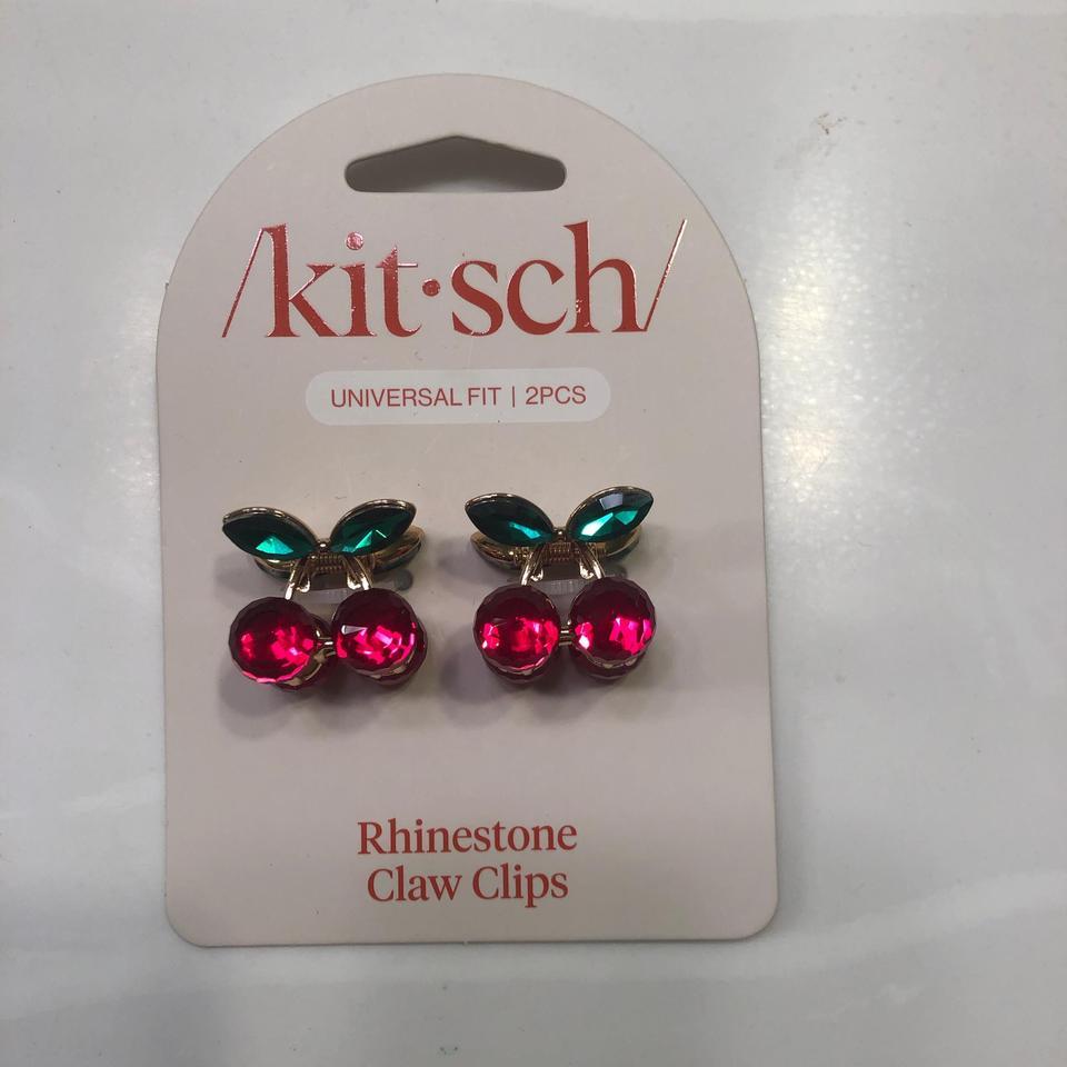 Kitsch Cherry Mini Claw Clips