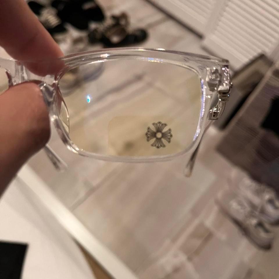 Chrome Hearts Clear Frame Glasses 4