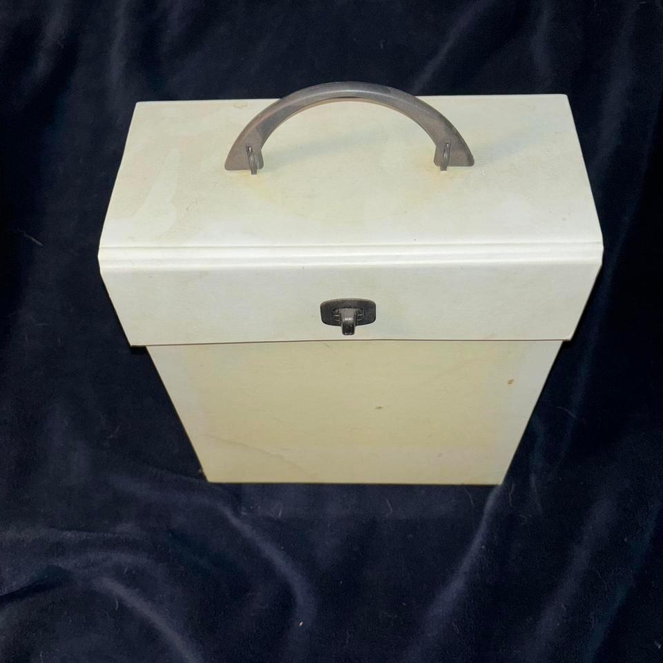 Vintage Portable File Cabinet With 6ed1 4