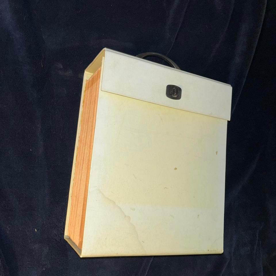 Vintage Portable File Cabinet With 6ed1 3