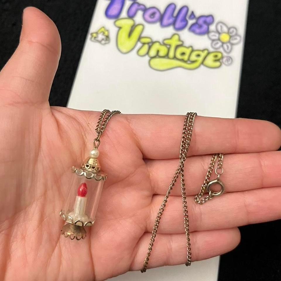 Vintage 1990 Candle Lamp Necklace 3