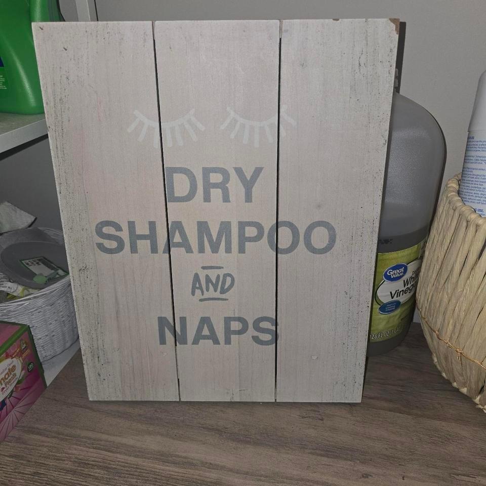 White And Grey Wood Sign 2