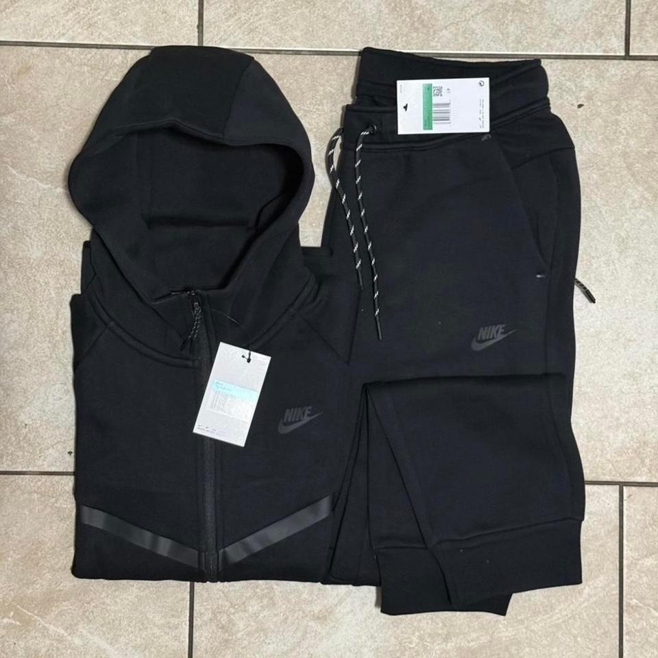 Nike Black Tech Fleece Tracksuit 8e15