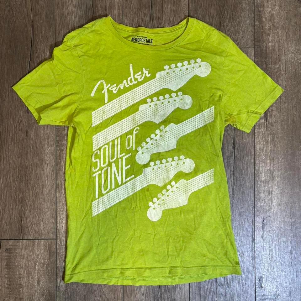 Green Fender Tee Has A