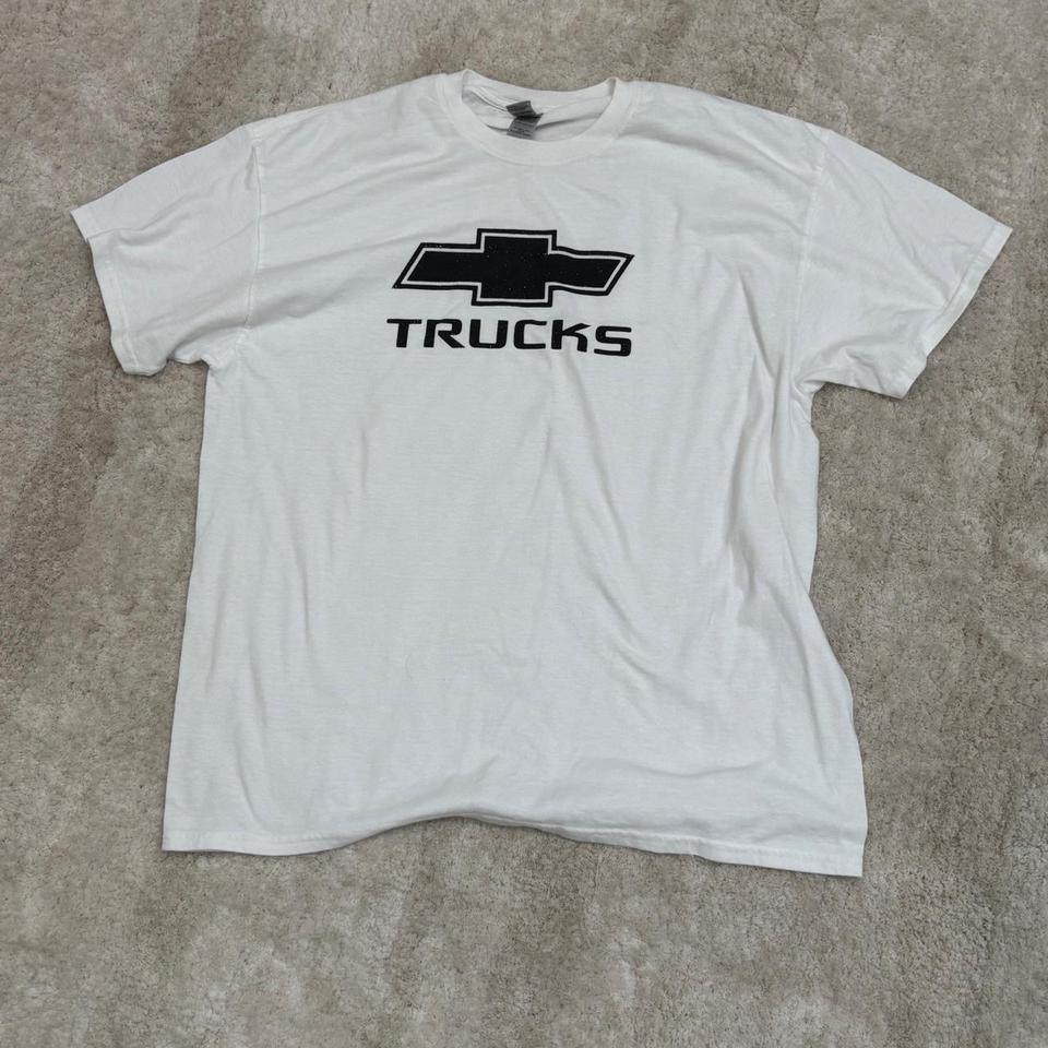 White Chevy Trucks Tee