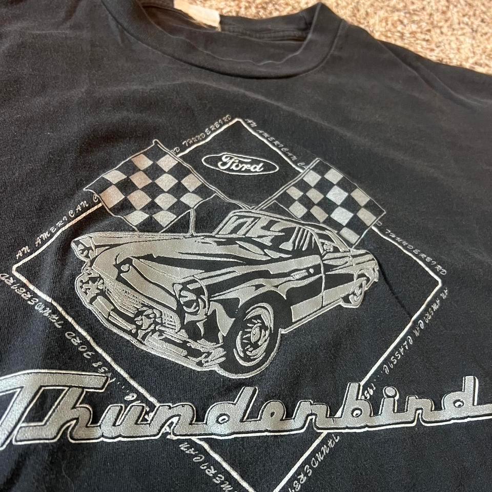 Black Vintage Ford Thunderbird Tee