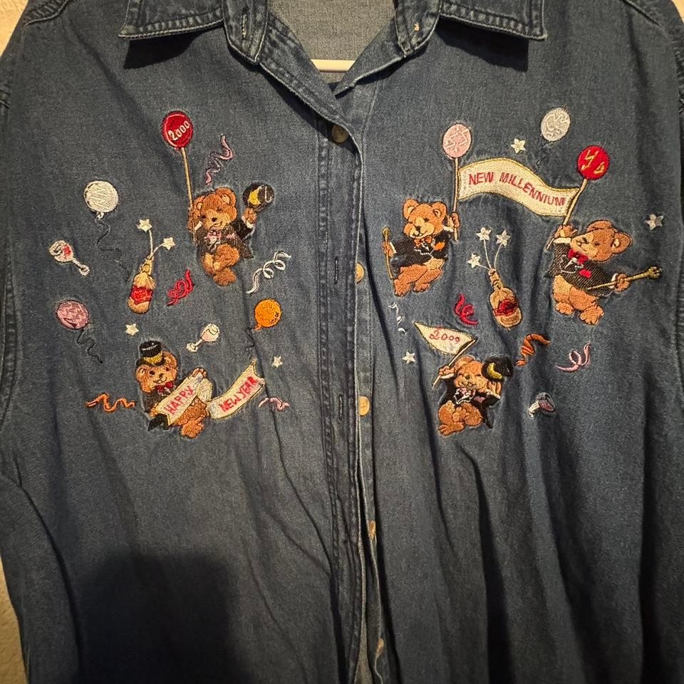 Vintage Y2k New Years Blue 20ea 2