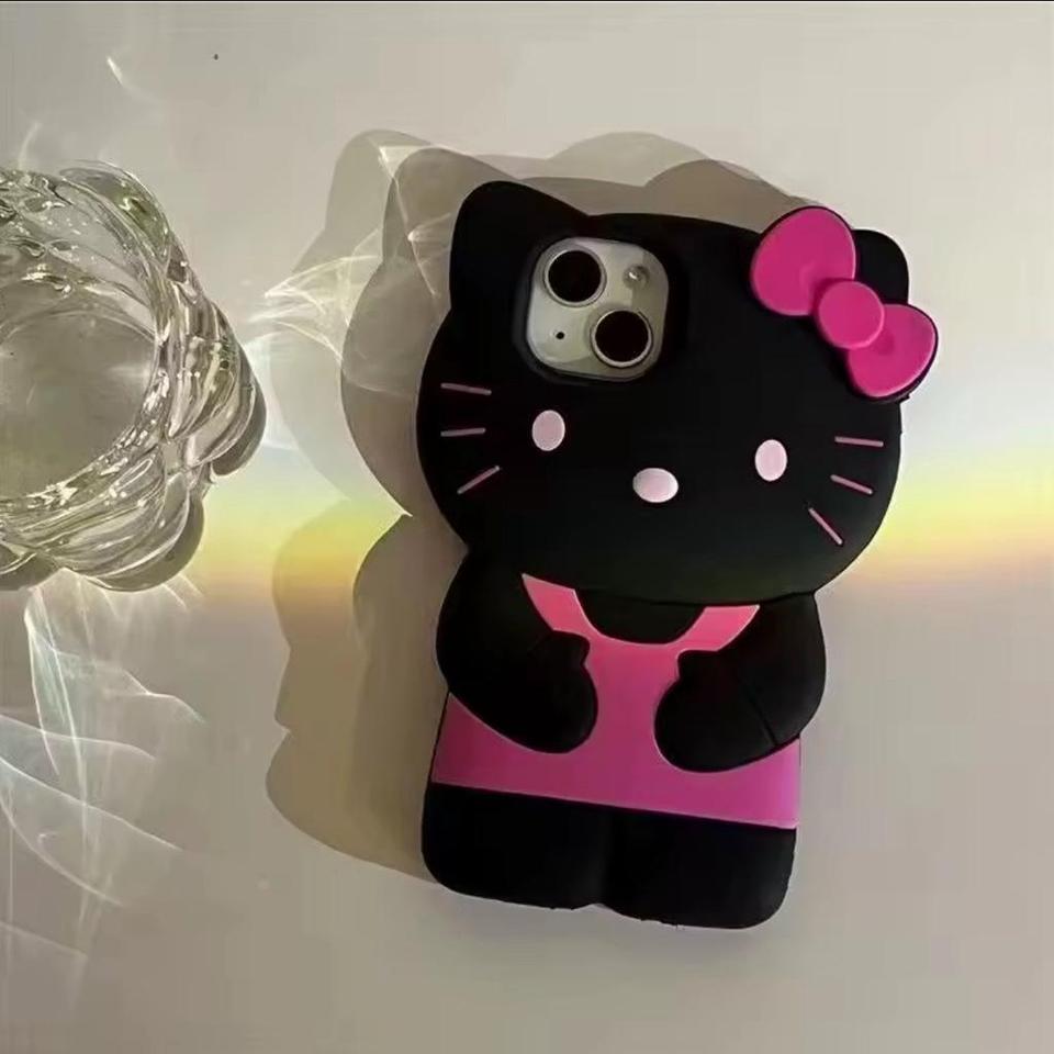 Bowknot Kitty Cat 3d Silicone C83b 2