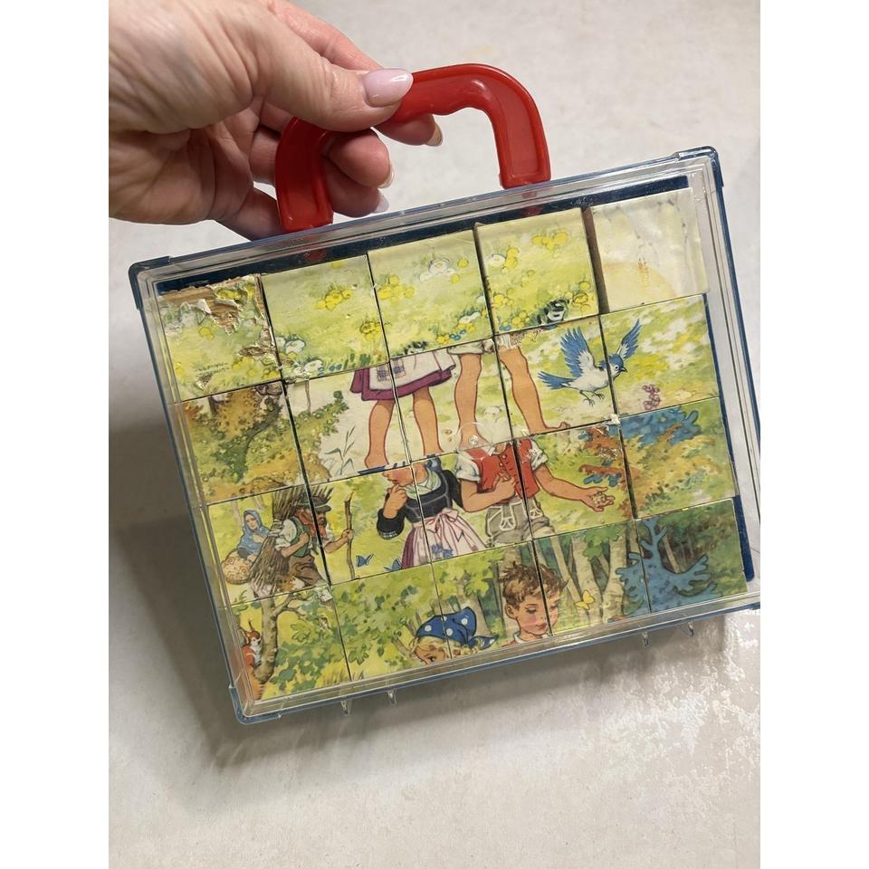 Vintage Eichhorn Wooden Picture Block C572