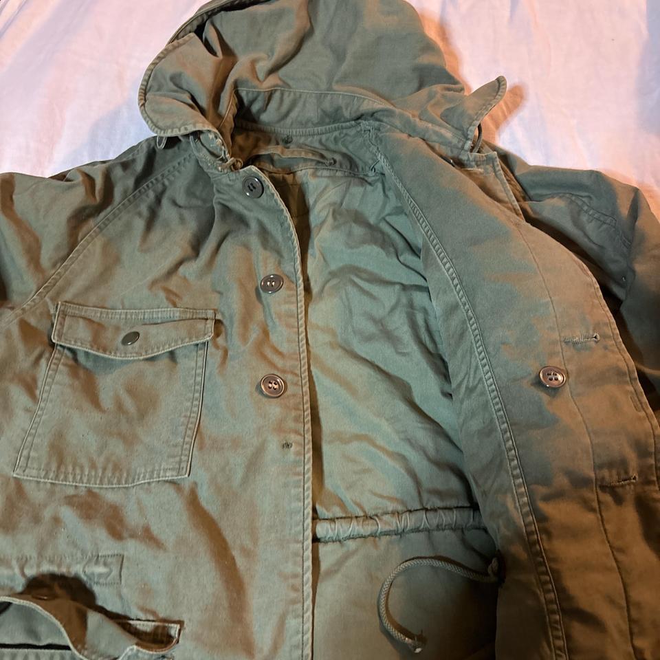 Vintage Green Military Field Jacket C5b6 2