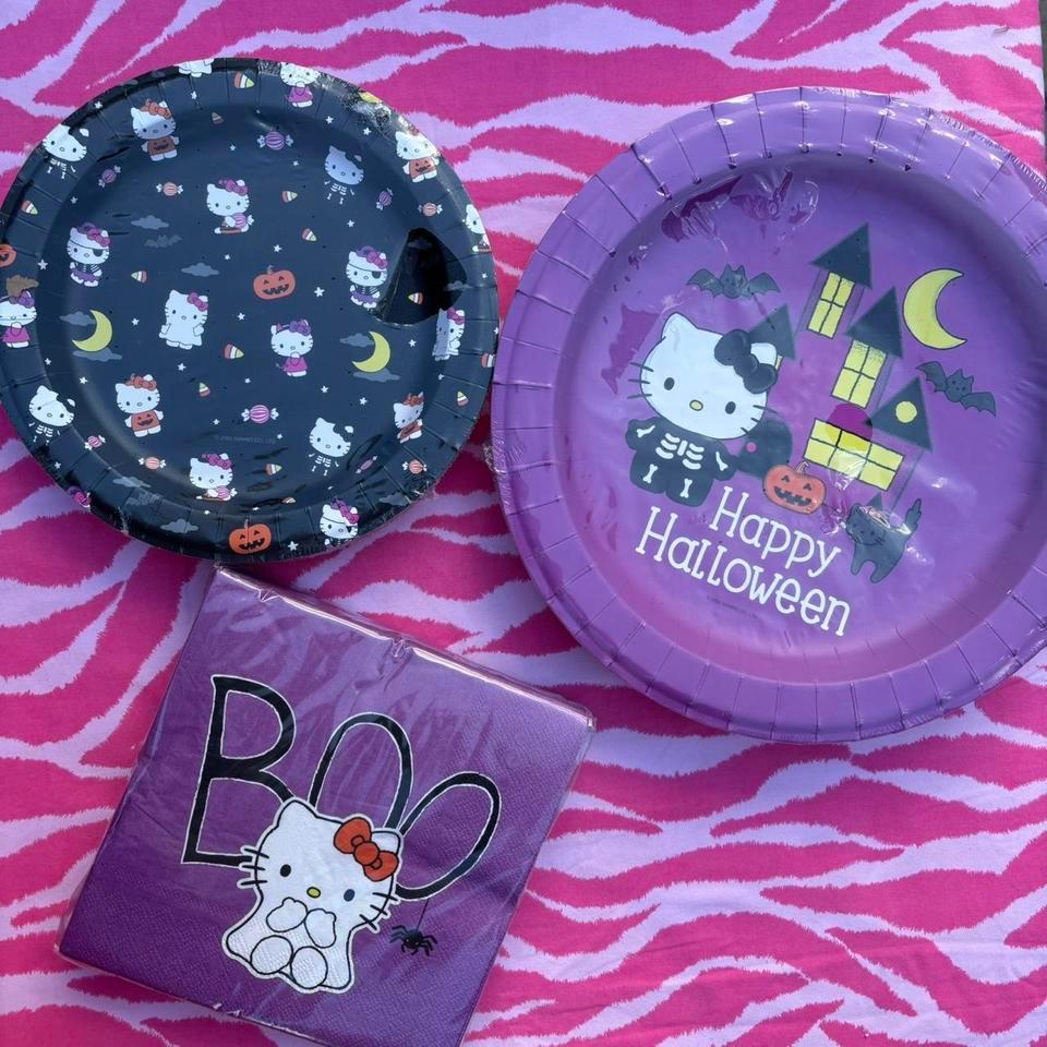 Hello Kitty Halloween Plates And 9d22