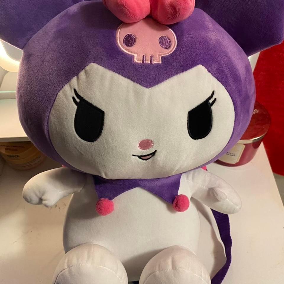 Kuromi Stuffed Animal Backpack Kawaii