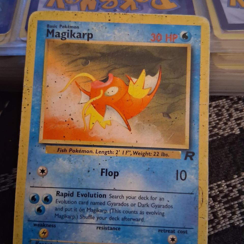 Magikarp Pokemon Card Pokemontcg Magikarp
