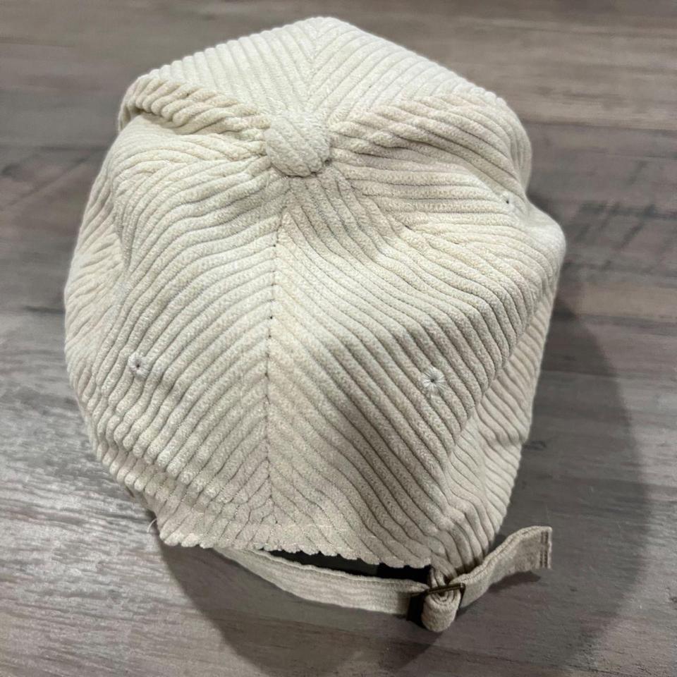 Cream Corduroy French Bulldog Embroidered 691c 3