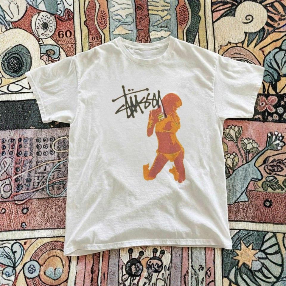 Stussy Girl Graphic Tee Gildan 38f3