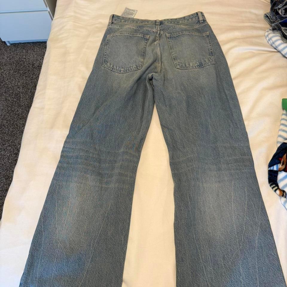 Zara Blue Wide Leg Denim B1c5 2