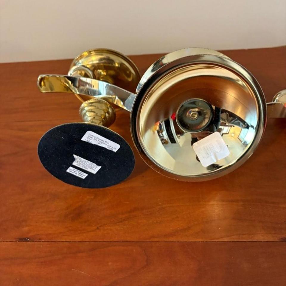 Brass Candle Holder Set 5217 4