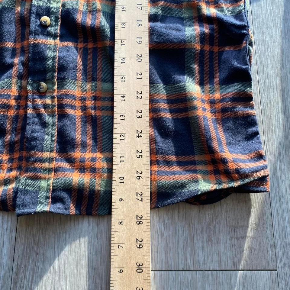 Wrangler Orange And Black Plaid Ec15 4
