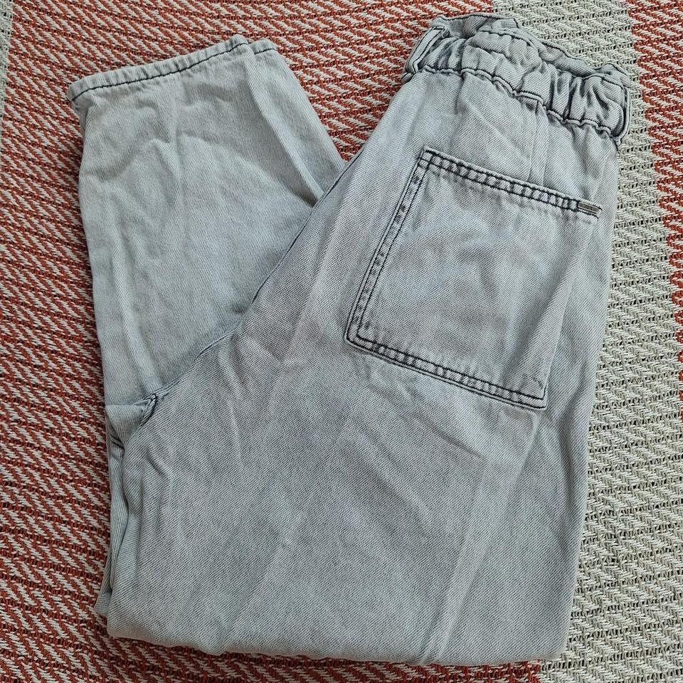 Zara Grey Cotton Slouchy Jean 2037