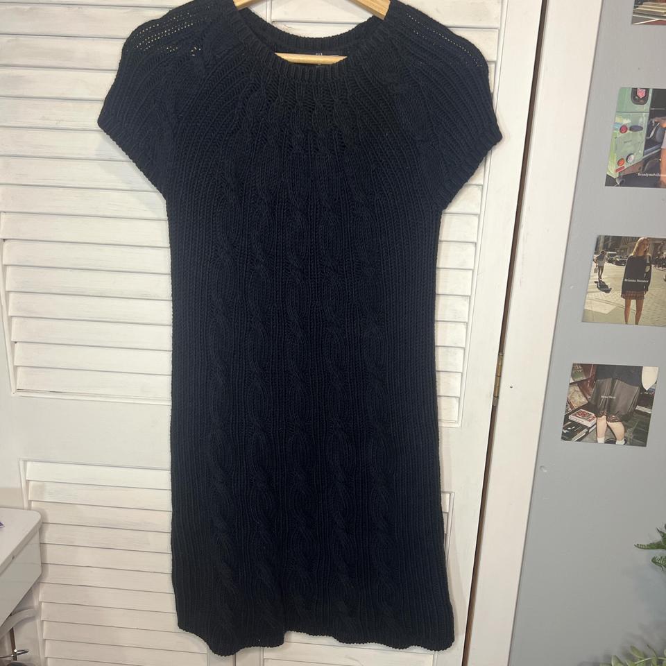 Navy Blue Gap Knit Dress
