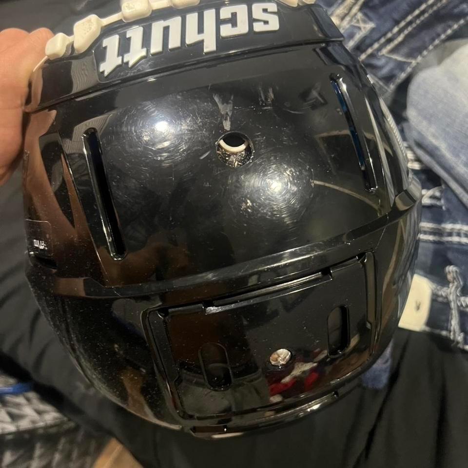 Black Schutt Football Helmet Footballgear 5