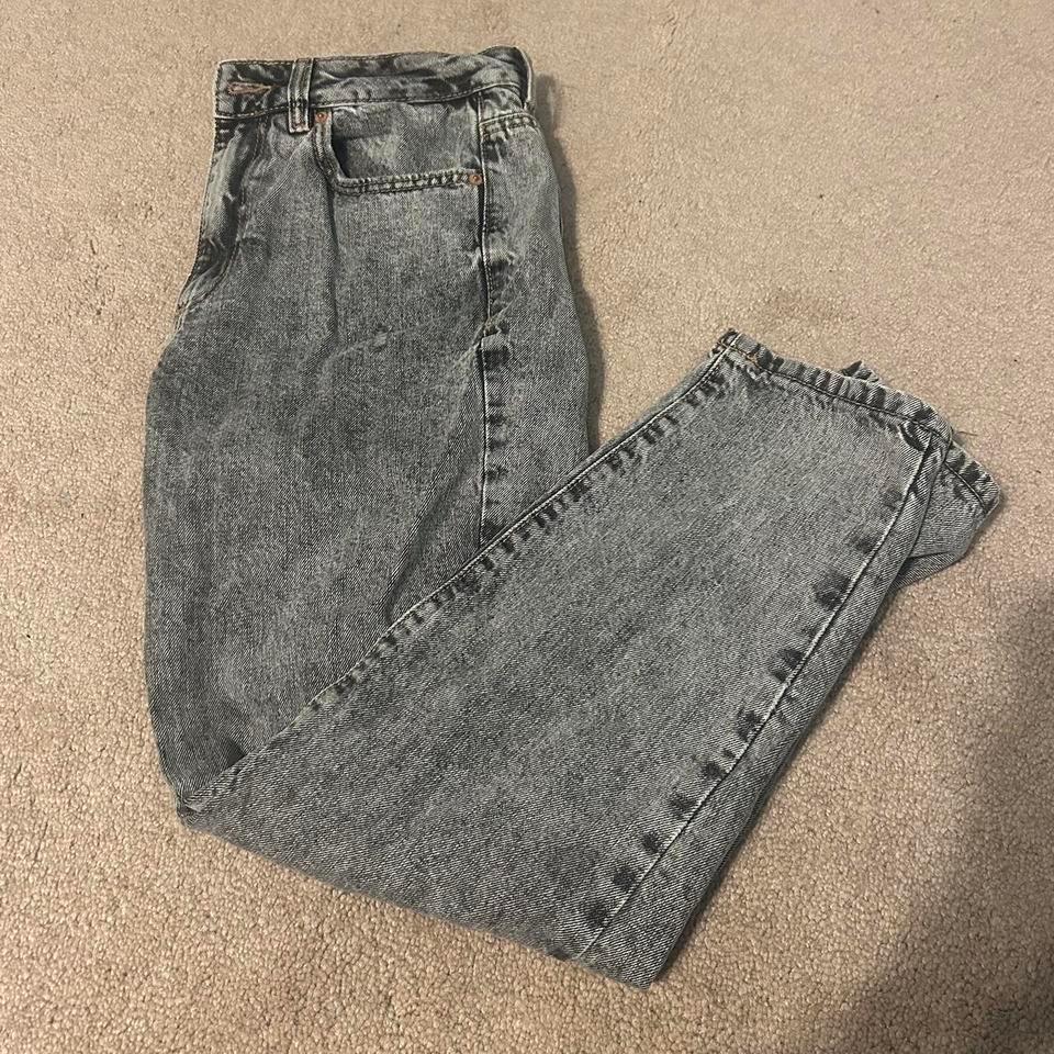 Garage Mom Jeans Blackgrey Denim
