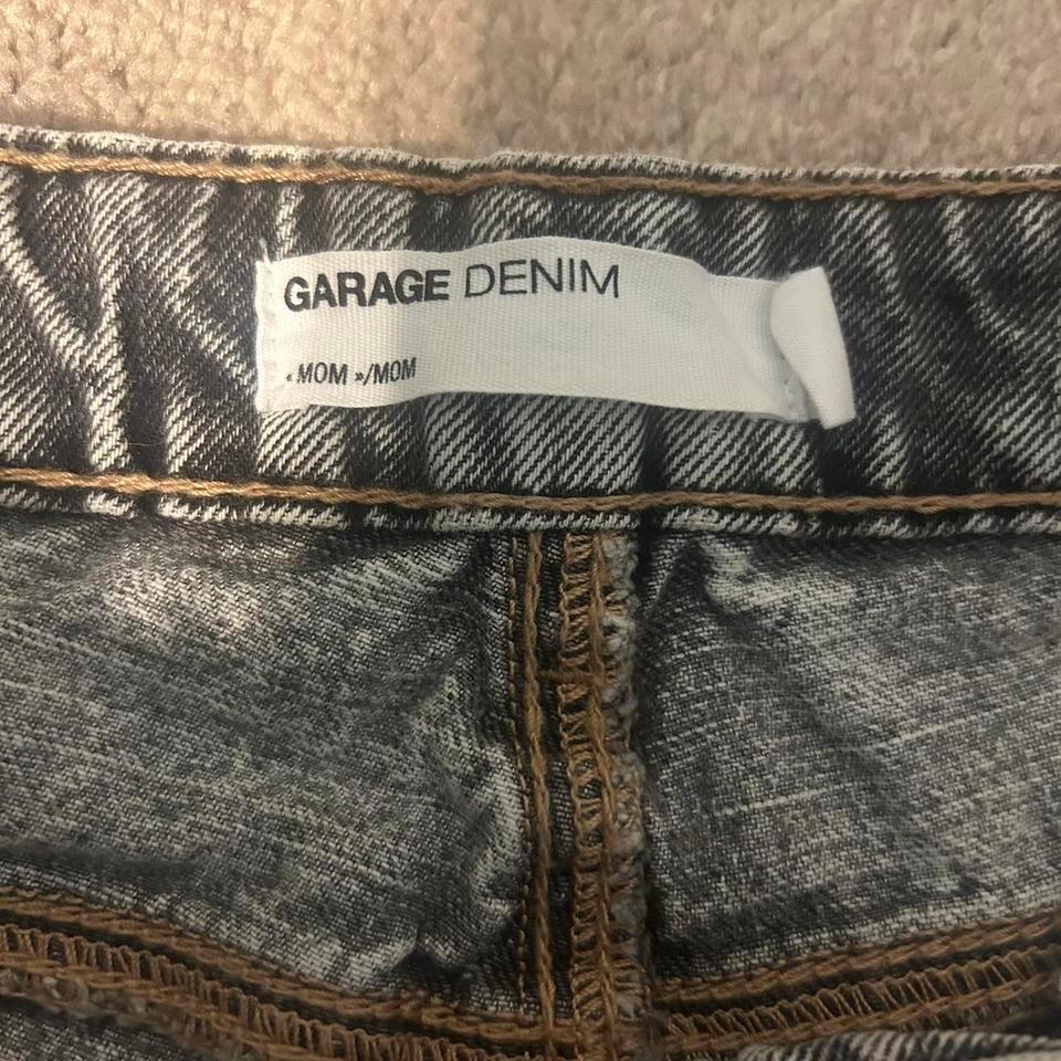 Garage Mom Jeans Blackgrey Denim 4