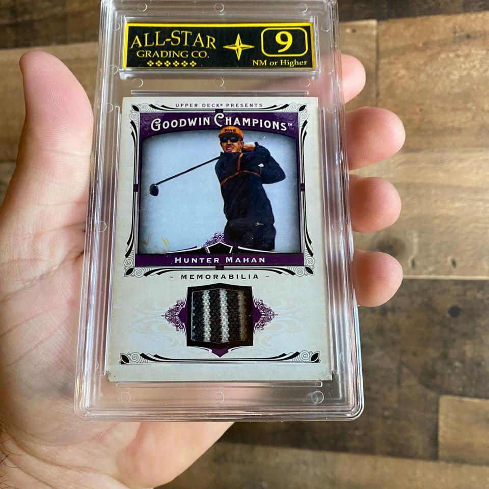 Hunter Mahan Patch Card 2013 B3a9 3