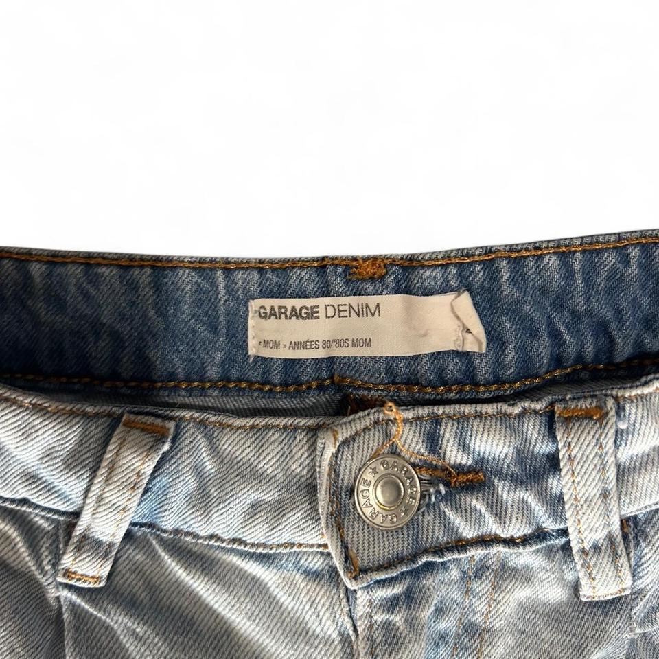 Light Wash Garage Blue High Waisted 3