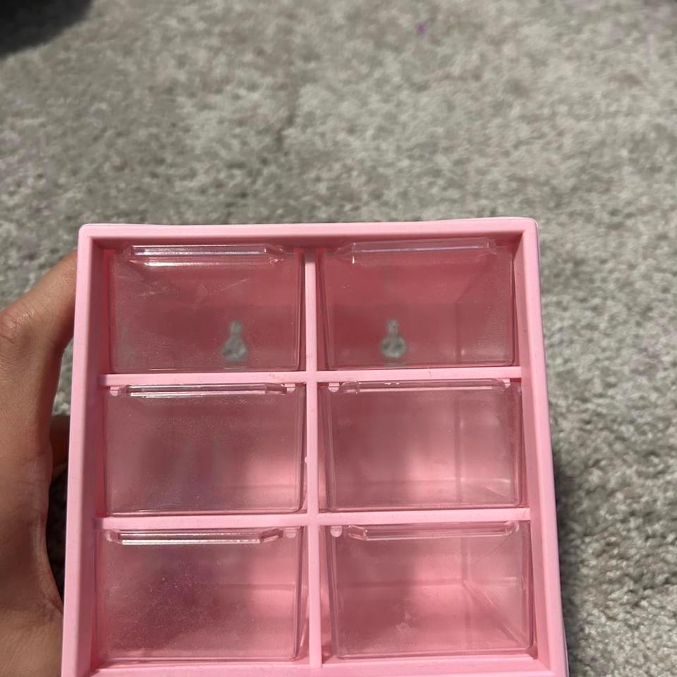 Pink Makeup Storage Box With Cf2d