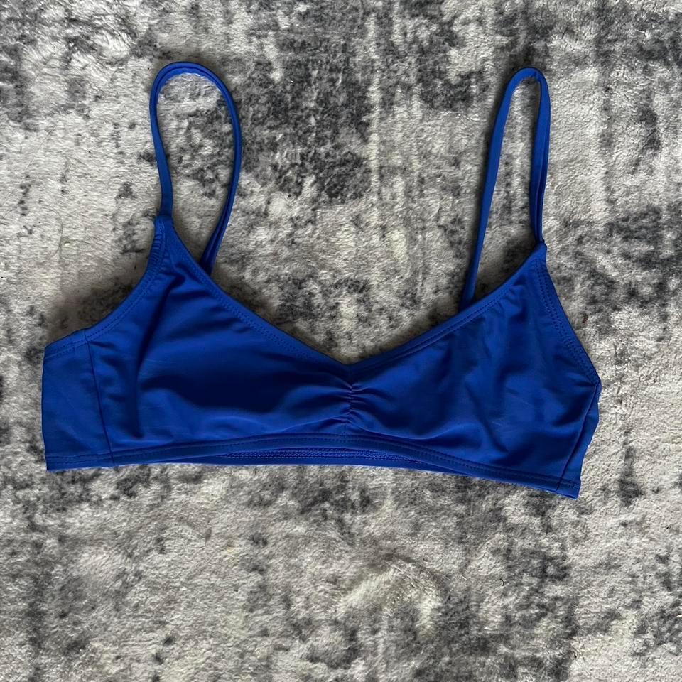 Blue Bikini Top With Size 4fa3