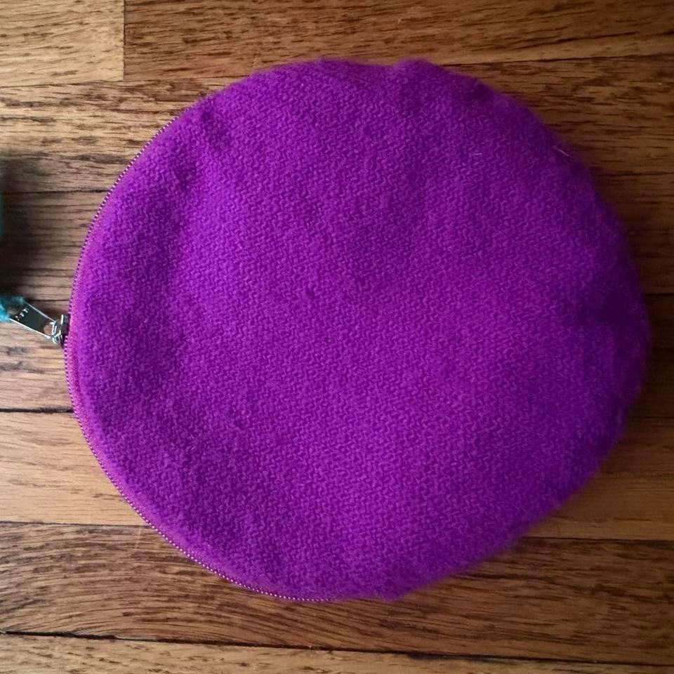 Jenny Krauss Purple Floral Coin 18ba 5