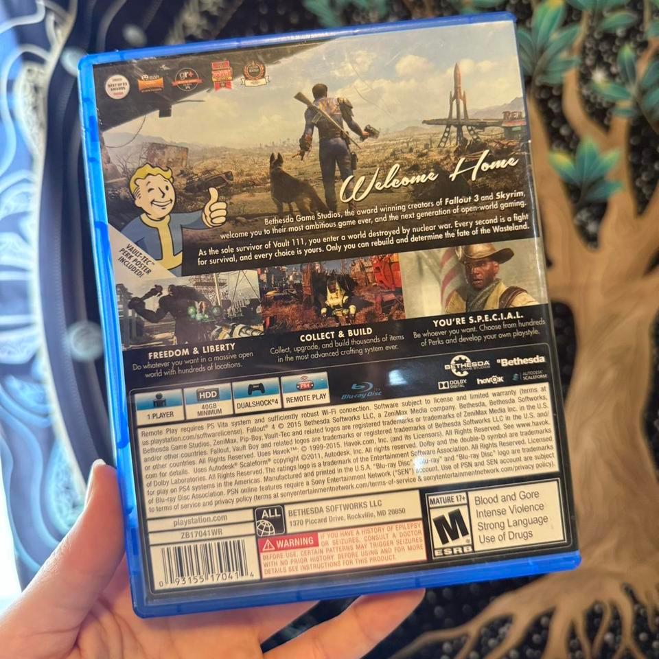 Fallout 4 Ps4 Game Gaming 128d 2
