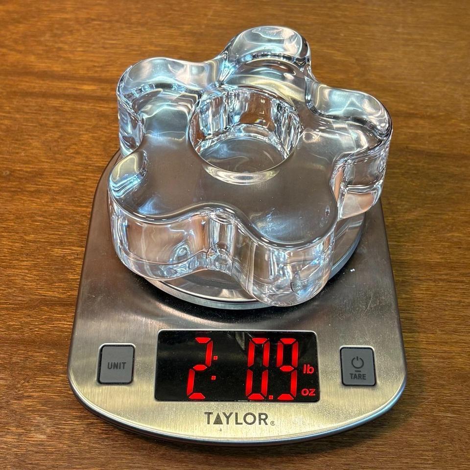 Orrefors Sweden Heavy Clear Crystal 9f93 7