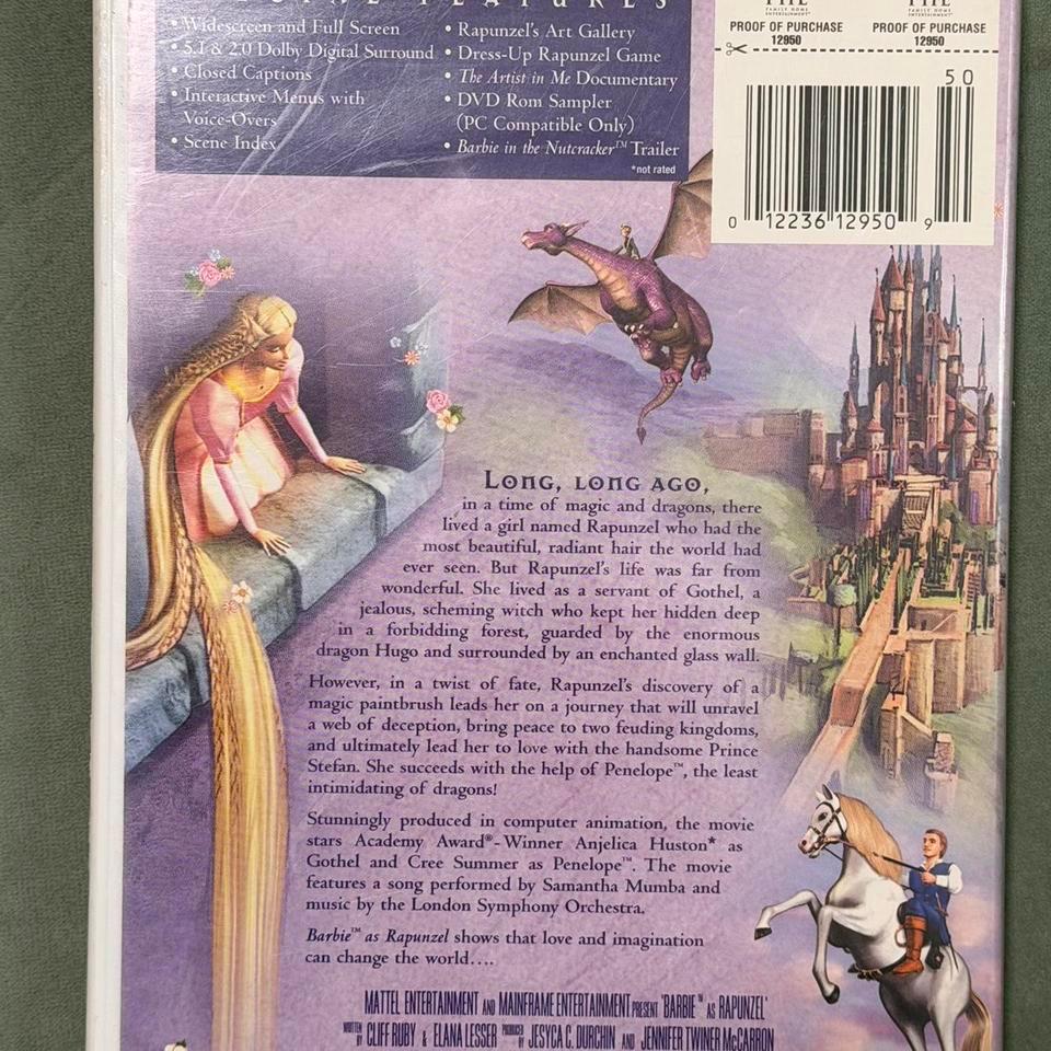 Barbie As Rapunzel Dvd Tape 40cb 3