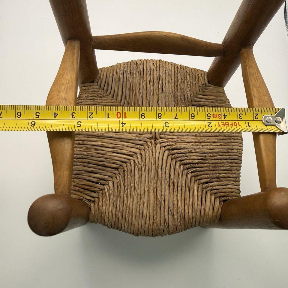 Vintage 8 Inch Tall Wood F9e3 5