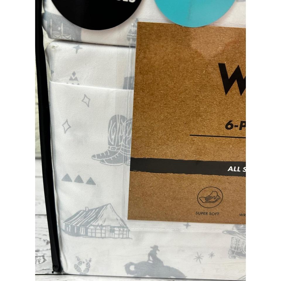 Wrangler Queen 6 Piece Sheet Set Aa96 4