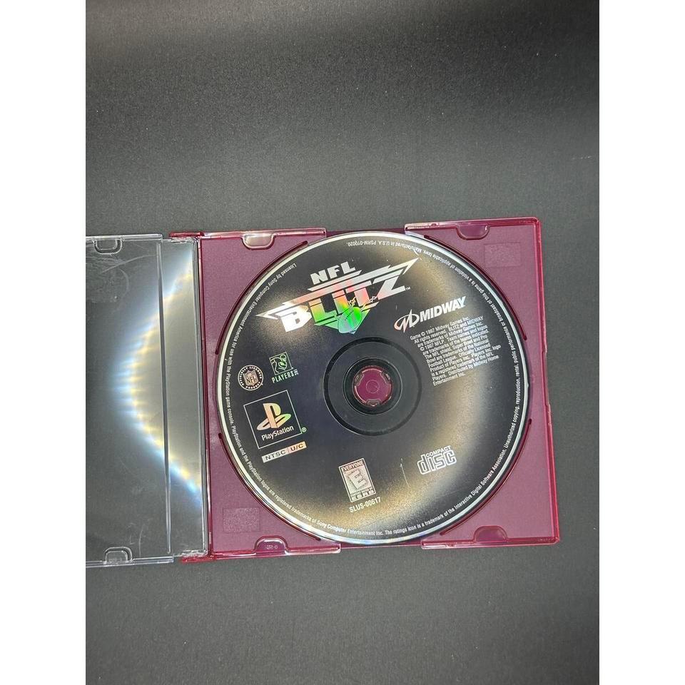 Nfl Blitz Playstation Game Disc 75ba