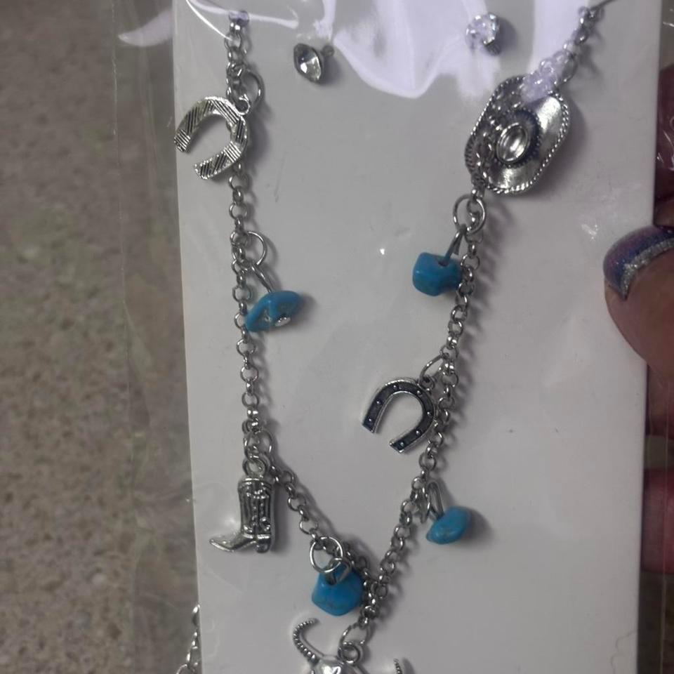 Western Charm Necklace Earrings 501d 2