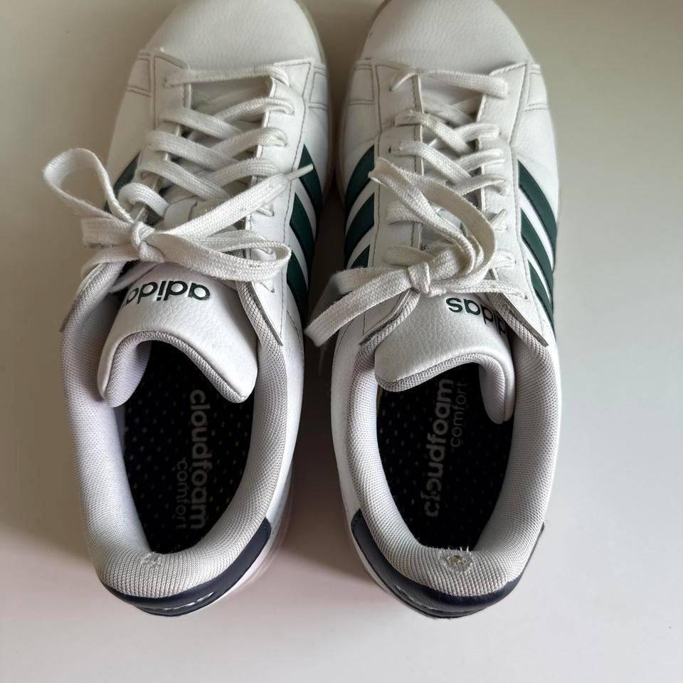 Adidas White And Green Trainers F80d 6